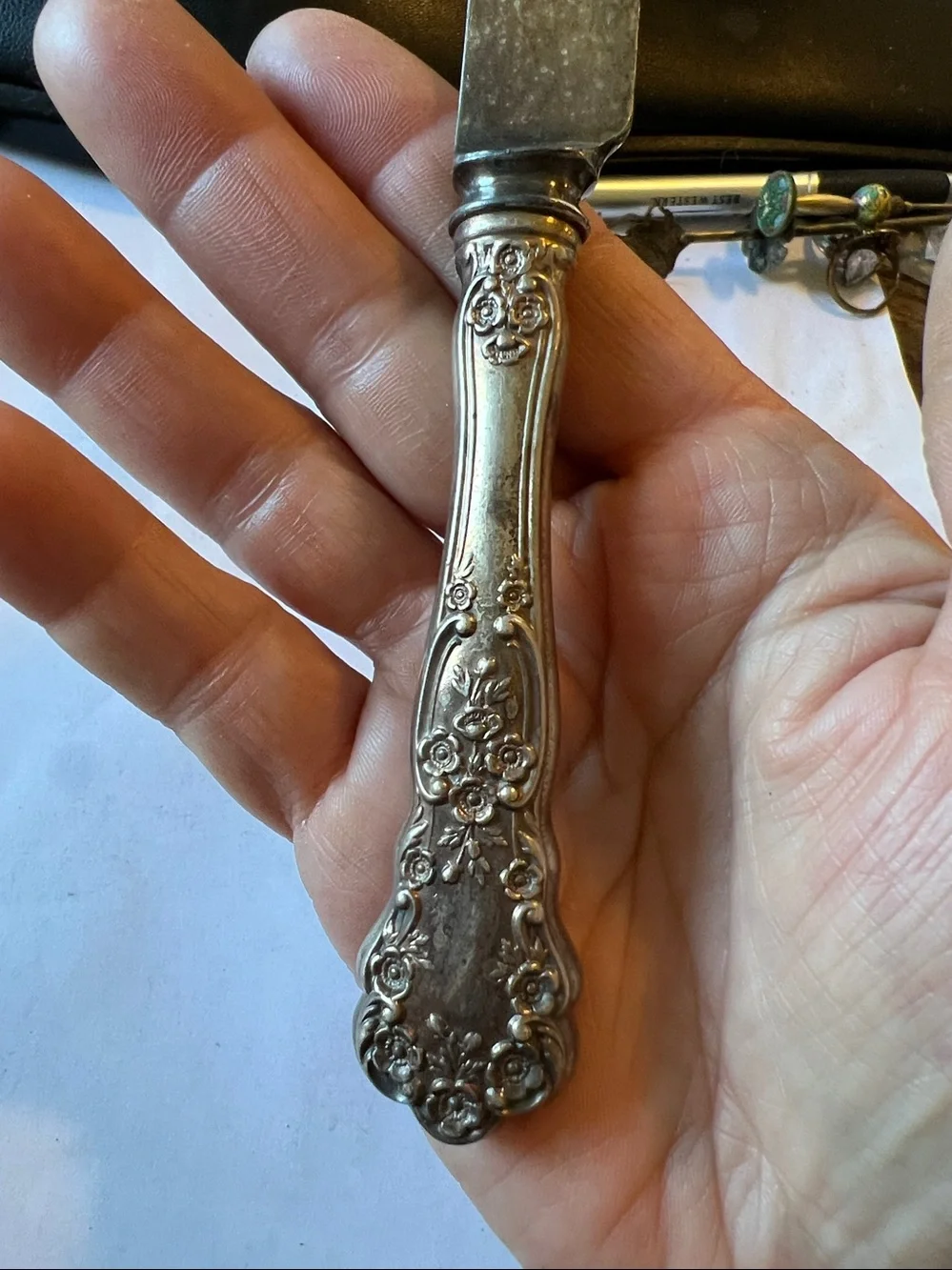 Vintage Sterling buttercup knife